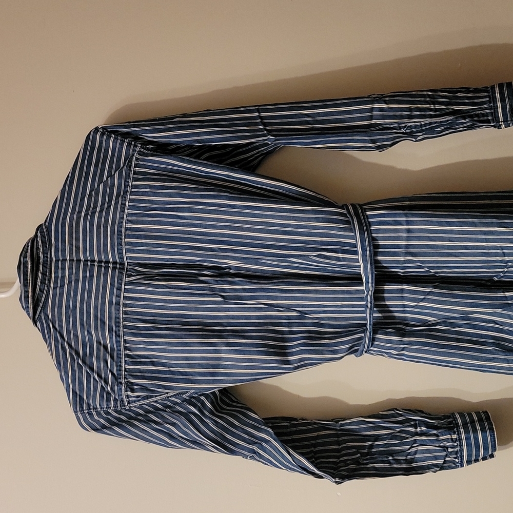 Gap Striped Midi Shirtdress - Picture 4 of 5